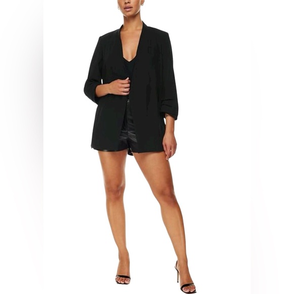 Aritzia Babaton Power Hip Blazer Black Size 4 - Picture 15 of 15